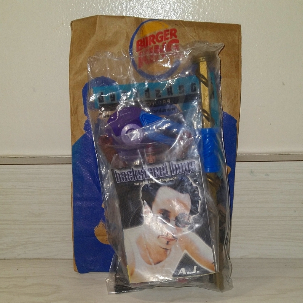 Vintage 2000 The Backstreet Boys Project Burger King Kid's Meal - A.J McClean